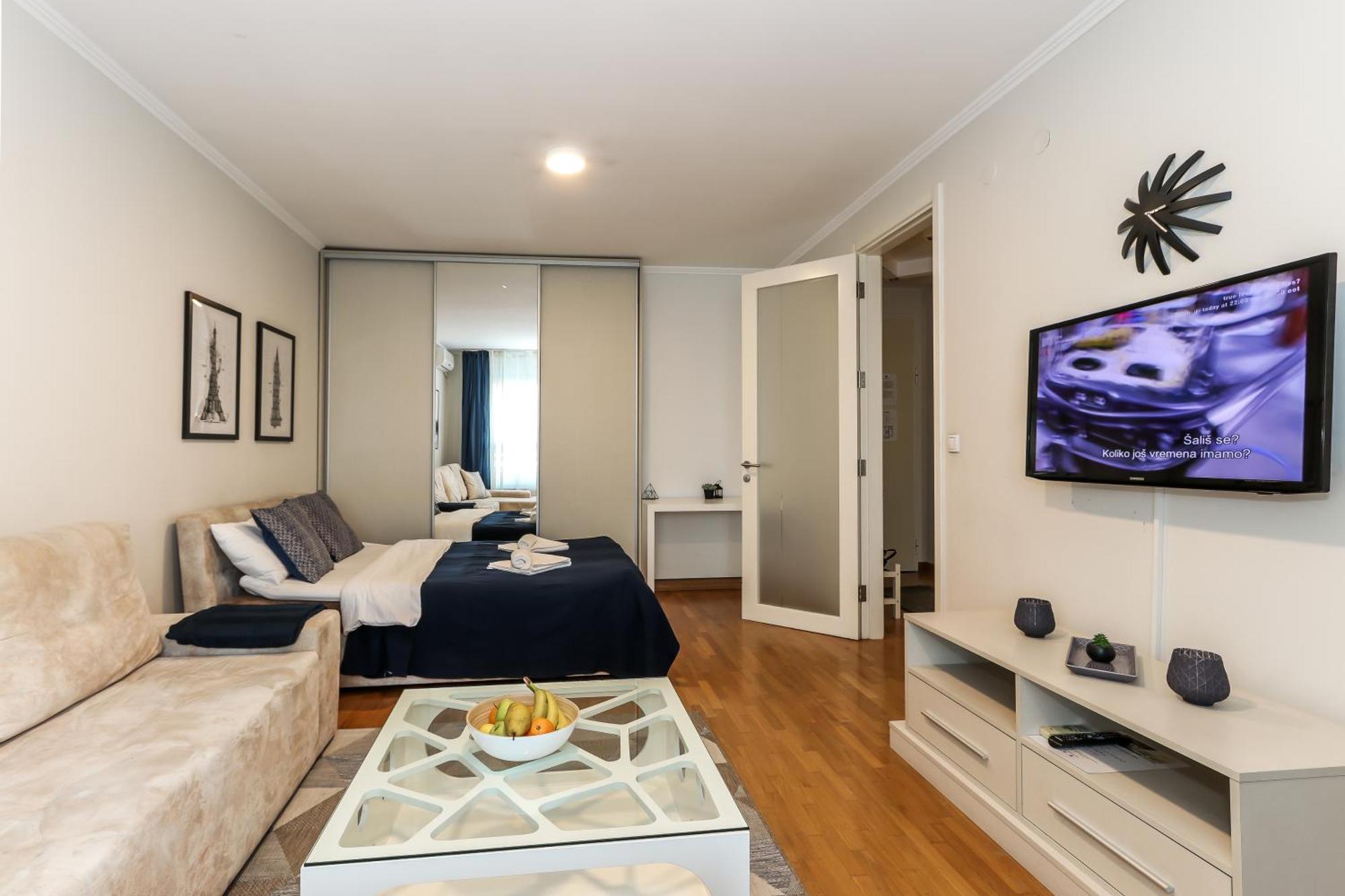 New Belgrade Apartments, Parking 5 Eur Per Day Extérieur photo